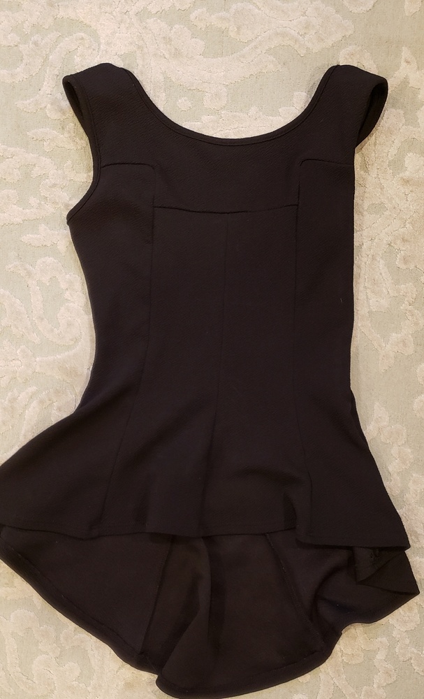 Black tank top